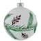 Glittered Glass Ball Christmas Ornaments with Pine Cones - 4" (100mm) - 4ct